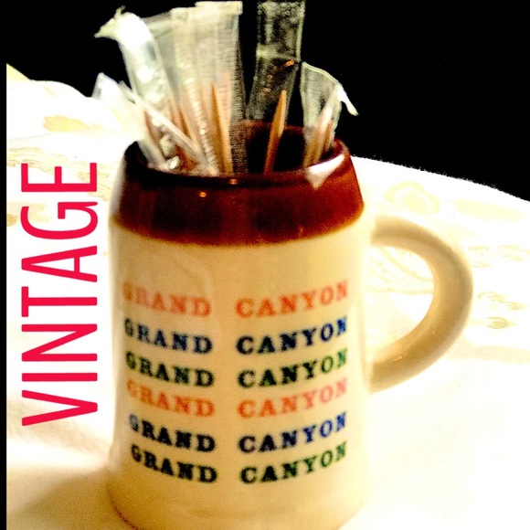 GRAND CANYON VINTAGE Souvenir Tooth Pick Holder - Picture 10 of 10